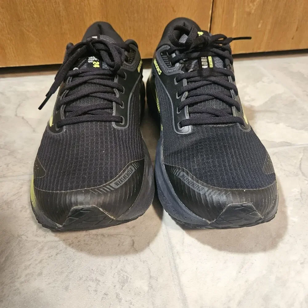Brooks Adrenaline GTS 24  Black Yellow Running Shoes 1104381D033 Men Size 11